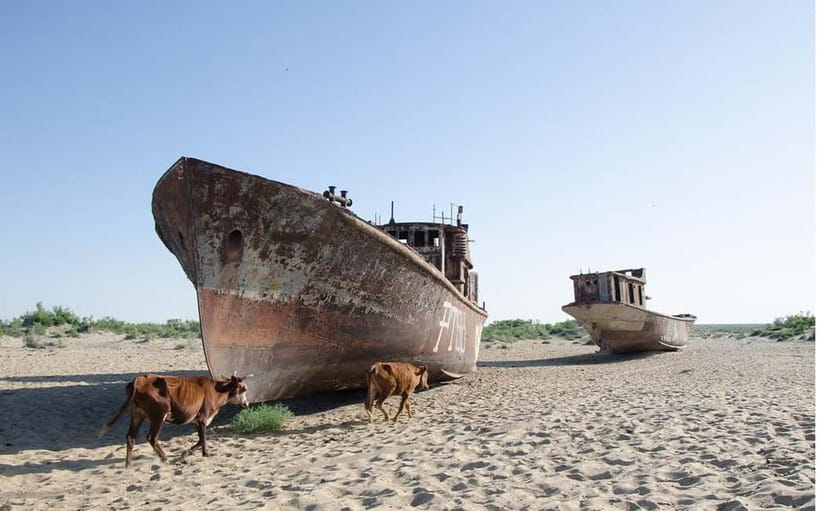 From Khiva To Aral Sea 2-Days One Night In Yurt Stay - The 150-kilometer 4x4 route into the desert