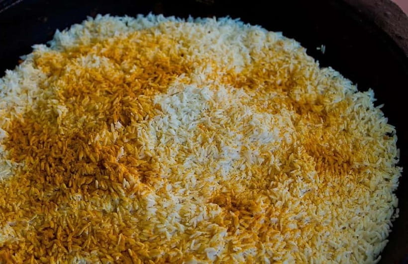 Plov and Samsa Cooking Class in Tashkent - Rolling Ghee-Coated Dough for Samsa