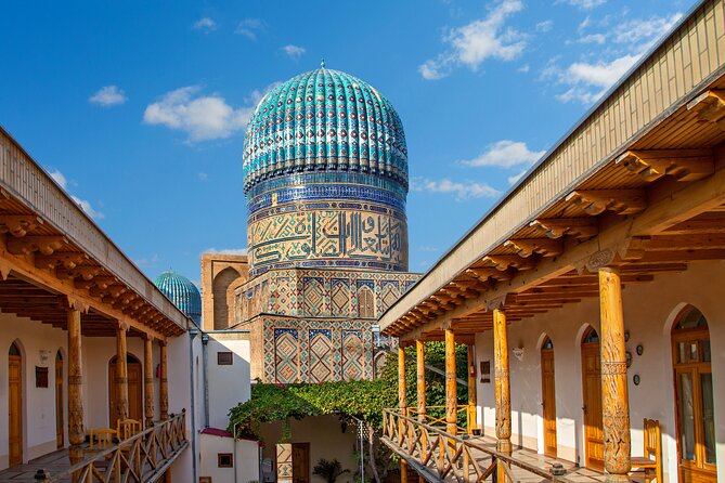 Samarkand All Inclusive Day Tour from Tashkent - Shah-i-Zinda and its blue-tiled tombs
