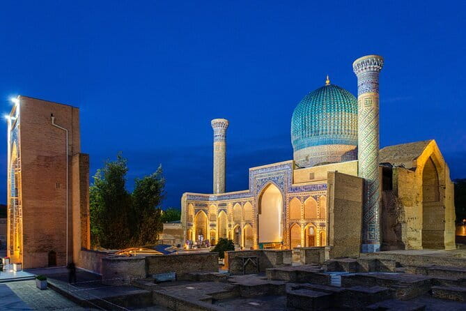 Samarkand Ancient Silk Road City Tour w/ Pickup & Lunch Option - Gur Emir, where Timur’s story begins