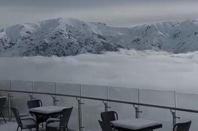Tashkent : Amirsoy Resort Chimgan mountains and Charvak Lake - Chimgan chairlift: the high point of the outing
