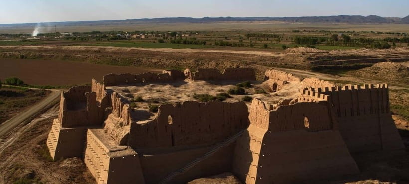 Tranfer Khiva - Bukhara via Ancient Fortresses - Toprakkala, the former capital of Khorezm