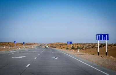 Transfer: Bukhara – Khiva via Ancient Fortresses