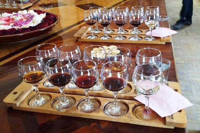 Wine Tasting Tour in Samarkand - The tasting table: wines, cognacs, and sweet finishes