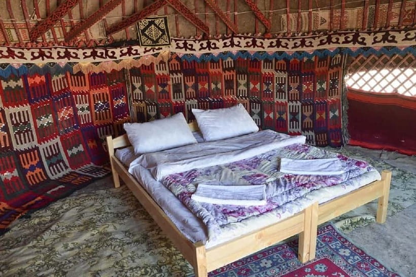 Yurt Camp Tour with Night from Bukhara - Sarmish petroglyphs on a small hill